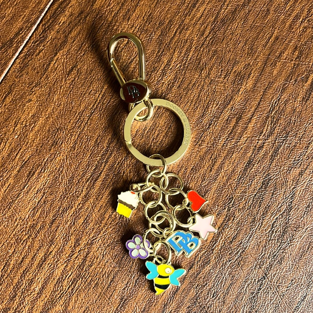 Dooney & Bourke Gretta Novelty Key Fob (Multi) NWOT